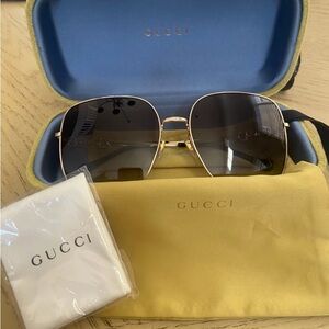Gucci Black Glasses with Protective Accessories